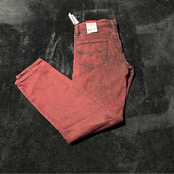 Mens Guess Mid Rise Skinny Jeans - Picture 5 of 7